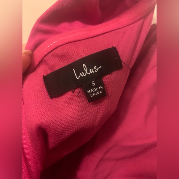 Lulus pink prom dress. Size small - Picture 3 of 3